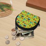 Animal Camping Pattern Print Coin Purse