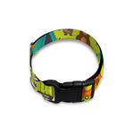Animal Camping Pattern Print Dog Collar