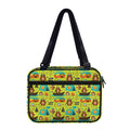 Animal Camping Pattern Print Double Strap Bible Bag