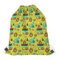 Animal Camping Pattern Print Drawstring Bag
