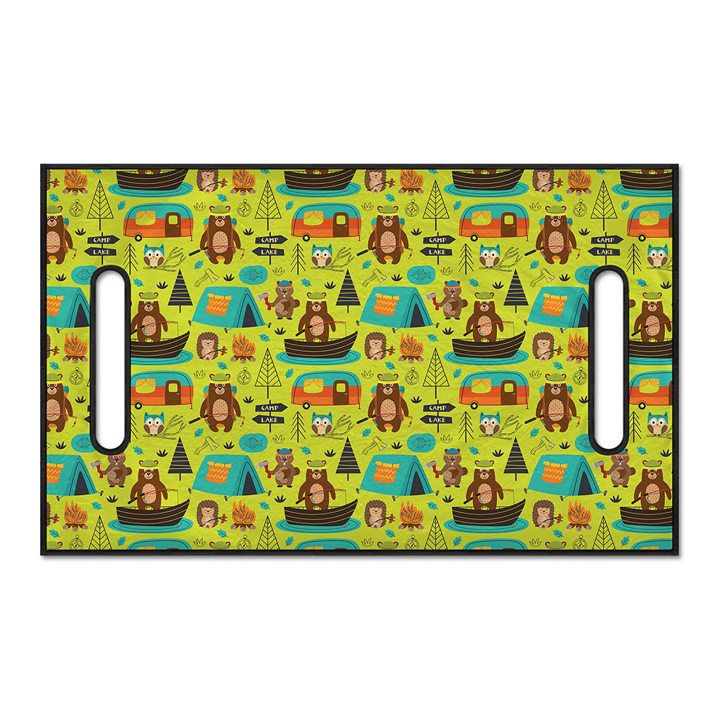 Animal Camping Pattern Print Golf Cart Seat Cover
