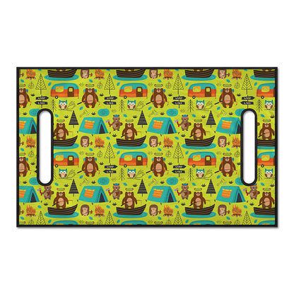 Animal Camping Pattern Print Golf Cart Seat Cover
