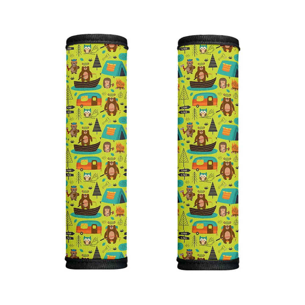 Animal Camping Pattern Print Handle Covers
