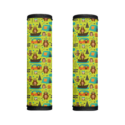 Animal Camping Pattern Print Handle Covers