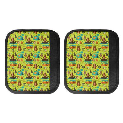 Animal Camping Pattern Print Handle Covers