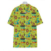 Animal Camping Pattern Print Hawaiian Shirt