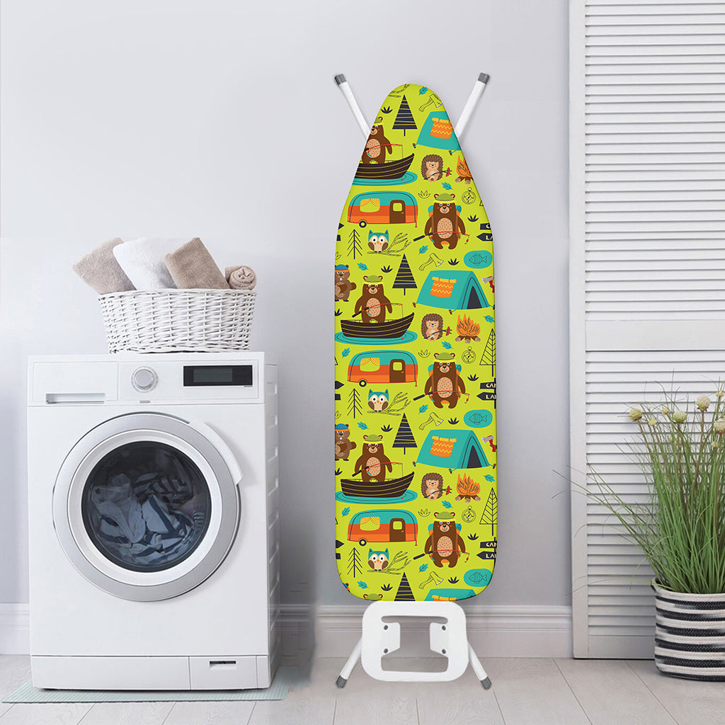 Animal Camping Pattern Print Ironing Board Cover