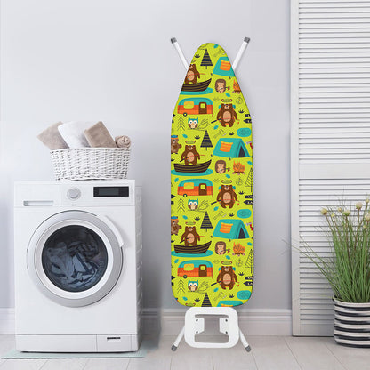 Animal Camping Pattern Print Ironing Board Cover