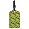 Animal Camping Pattern Print Luggage Tag