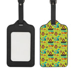 Animal Camping Pattern Print Luggage Tag