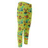 Animal Camping Pattern Print Men's Compression Pants