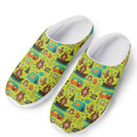 Animal Camping Pattern Print Mesh Casual Shoes