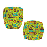 Animal Camping Pattern Print Office Chair Cover