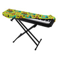 Animal Camping Pattern Print Piano Keyboard Cover