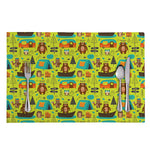 Animal Camping Pattern Print Placemat