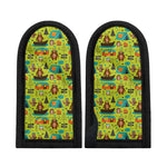Animal Camping Pattern Print Skillet Handle Cover