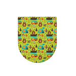 Animal Camping Pattern Print Toilet Lid Cover