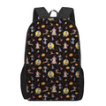 Animal Wizard Pattern Print 17 Inch Backpack