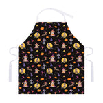 Animal Wizard Pattern Print Adjustable Apron