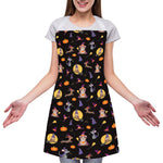 Animal Wizard Pattern Print Adjustable Apron