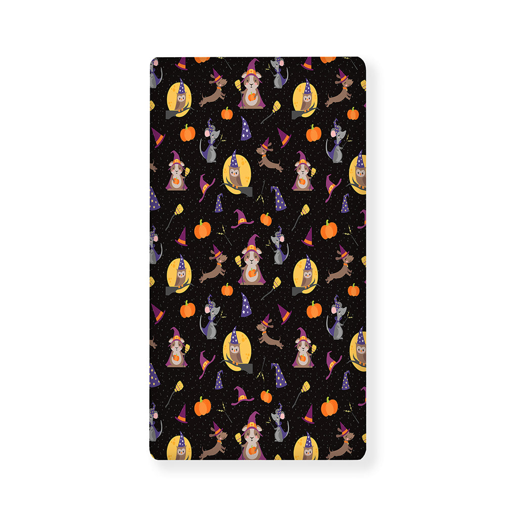 Animal Wizard Pattern Print Baby Crib Sheet