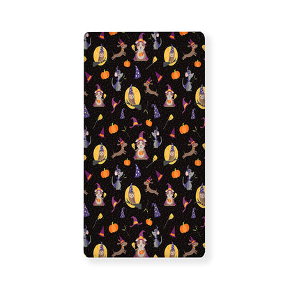 Animal Wizard Pattern Print Baby Crib Sheet
