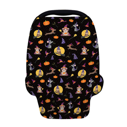 Animal Wizard Pattern Print Baby Seat Cover
