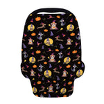 Animal Wizard Pattern Print Baby Seat Cover