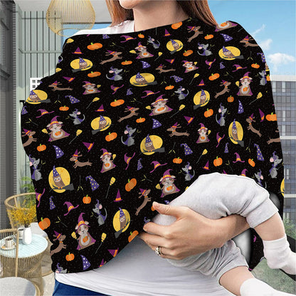 Animal Wizard Pattern Print Baby Seat Cover