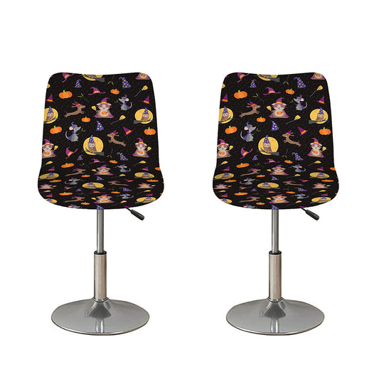 Animal Wizard Pattern Print Bar Stool Covers