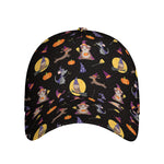 Animal Wizard Pattern Print Baseball Cap