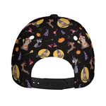 Animal Wizard Pattern Print Baseball Cap