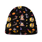 Animal Wizard Pattern Print Beanie