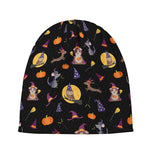 Animal Wizard Pattern Print Beanie
