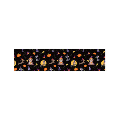 Animal Wizard Pattern Print Bed Runner