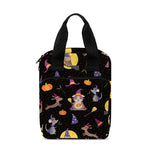 Animal Wizard Pattern Print Bible Tote Bag
