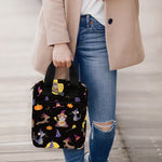 Animal Wizard Pattern Print Bible Tote Bag