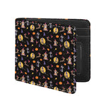 Animal Wizard Pattern Print Bifold Wallet