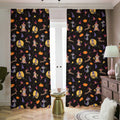 Animal Wizard Pattern Print Dimout Pencil Pleat Curtains