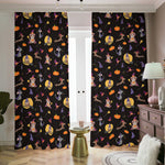 Animal Wizard Pattern Print Blackout Pencil Pleat Curtains