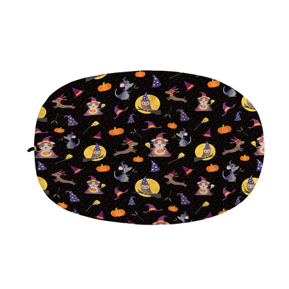 Animal Wizard Pattern Print Car Side Mirror Covers