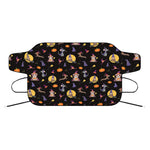 Animal Wizard Pattern Print Car Windshield Snow Cover