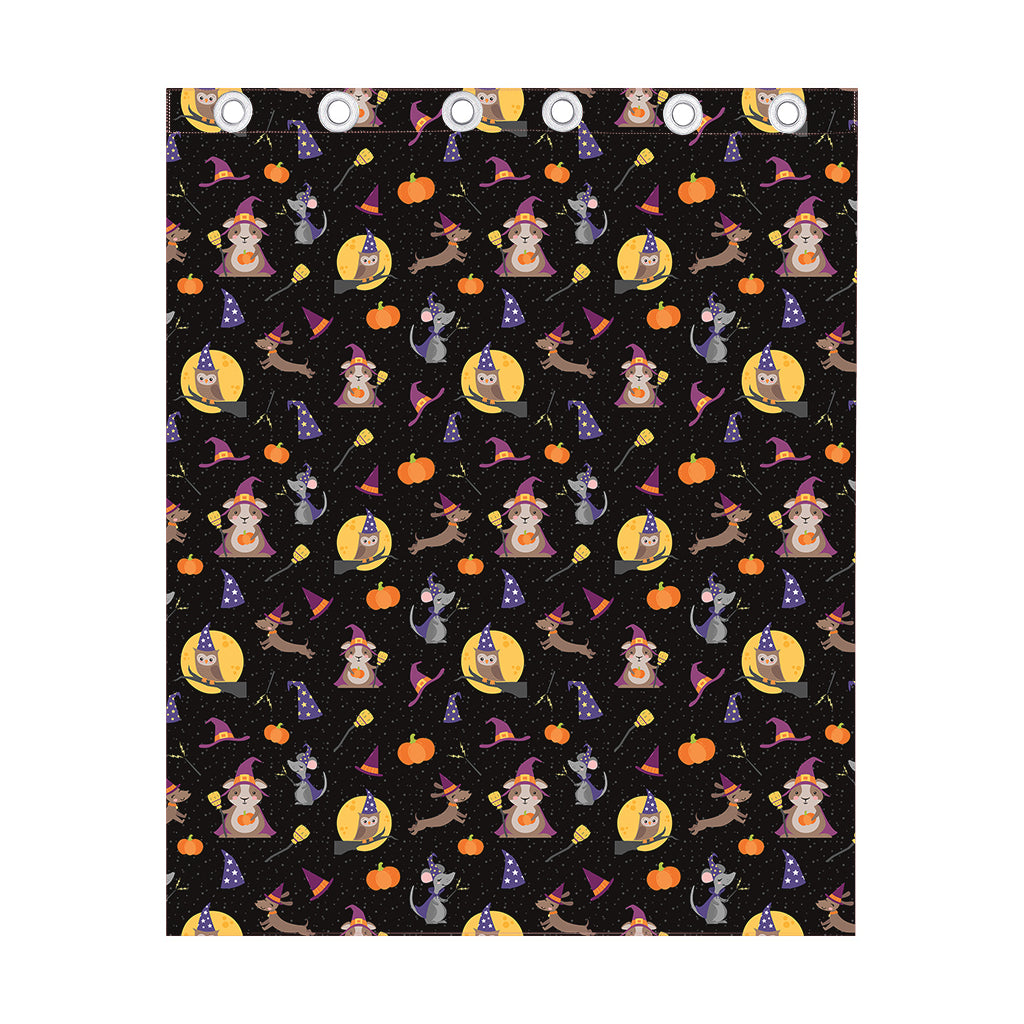 Animal Wizard Pattern Print Curtain