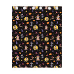 Animal Wizard Pattern Print Curtain