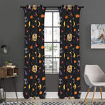 Animal Wizard Pattern Print Curtain