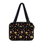 Animal Wizard Pattern Print Double Strap Bible Bag