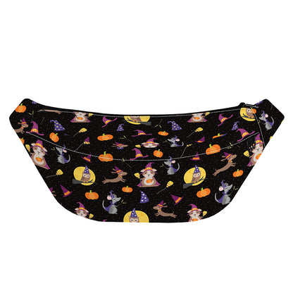 Animal Wizard Pattern Print Fanny Pack