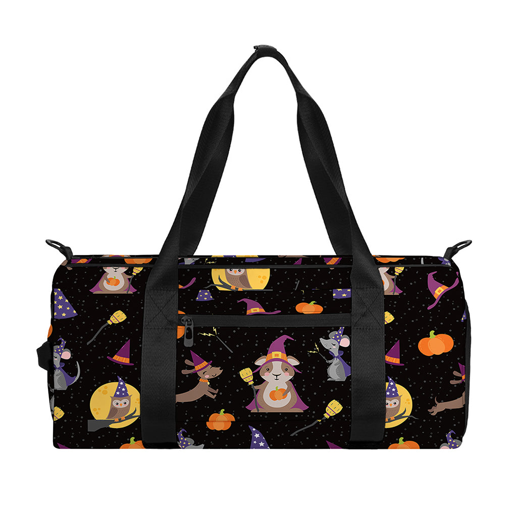 Animal Wizard Pattern Print Gym Bag