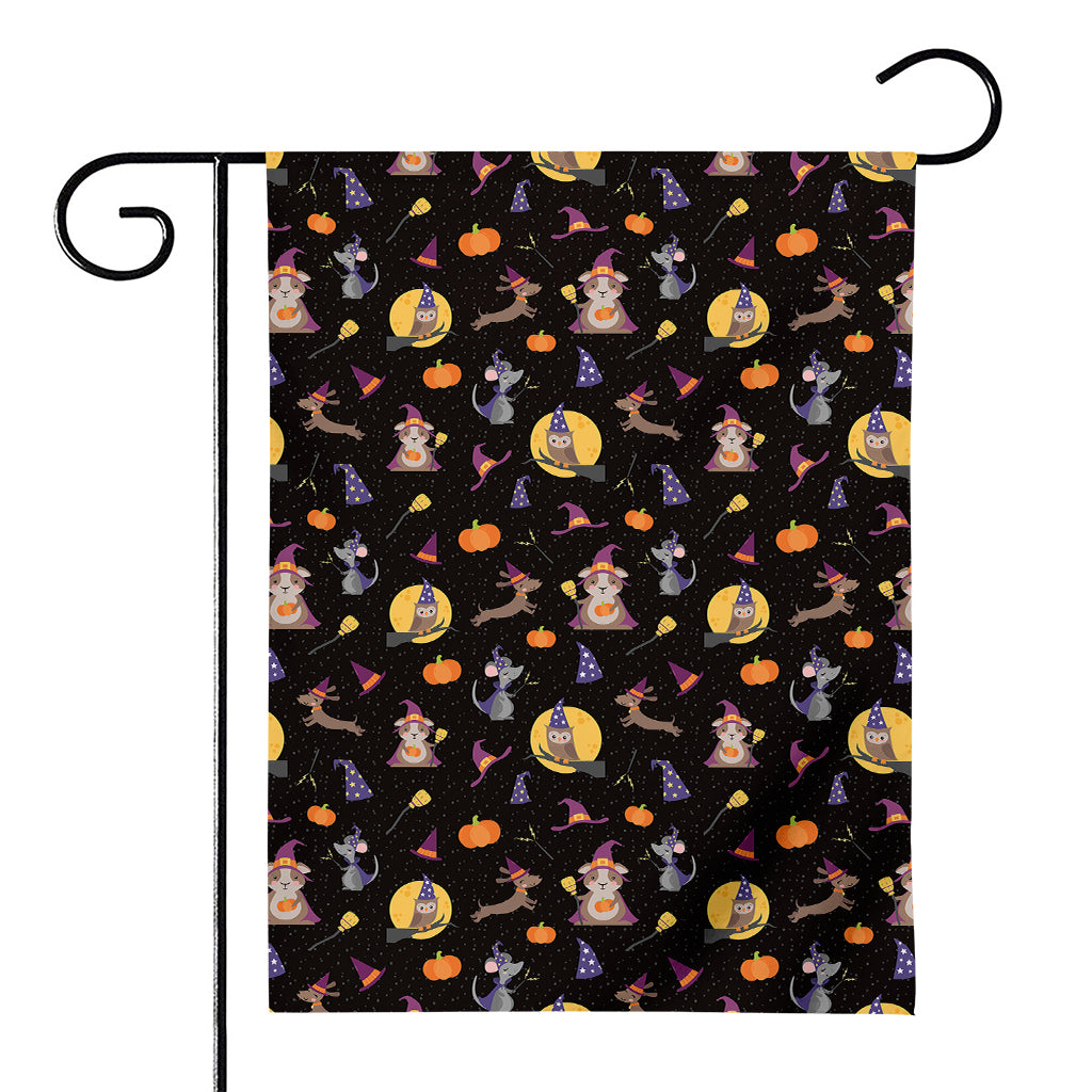 Animal Wizard Pattern Print House Flag