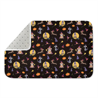 Animal Wizard Pattern Print Indoor Door Mat